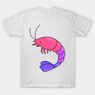 Pride Shrimp Bisexual T-Shirt